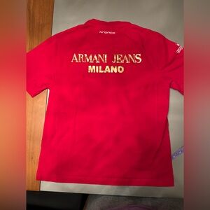 Armani Jeans Red T Shirt Size XS